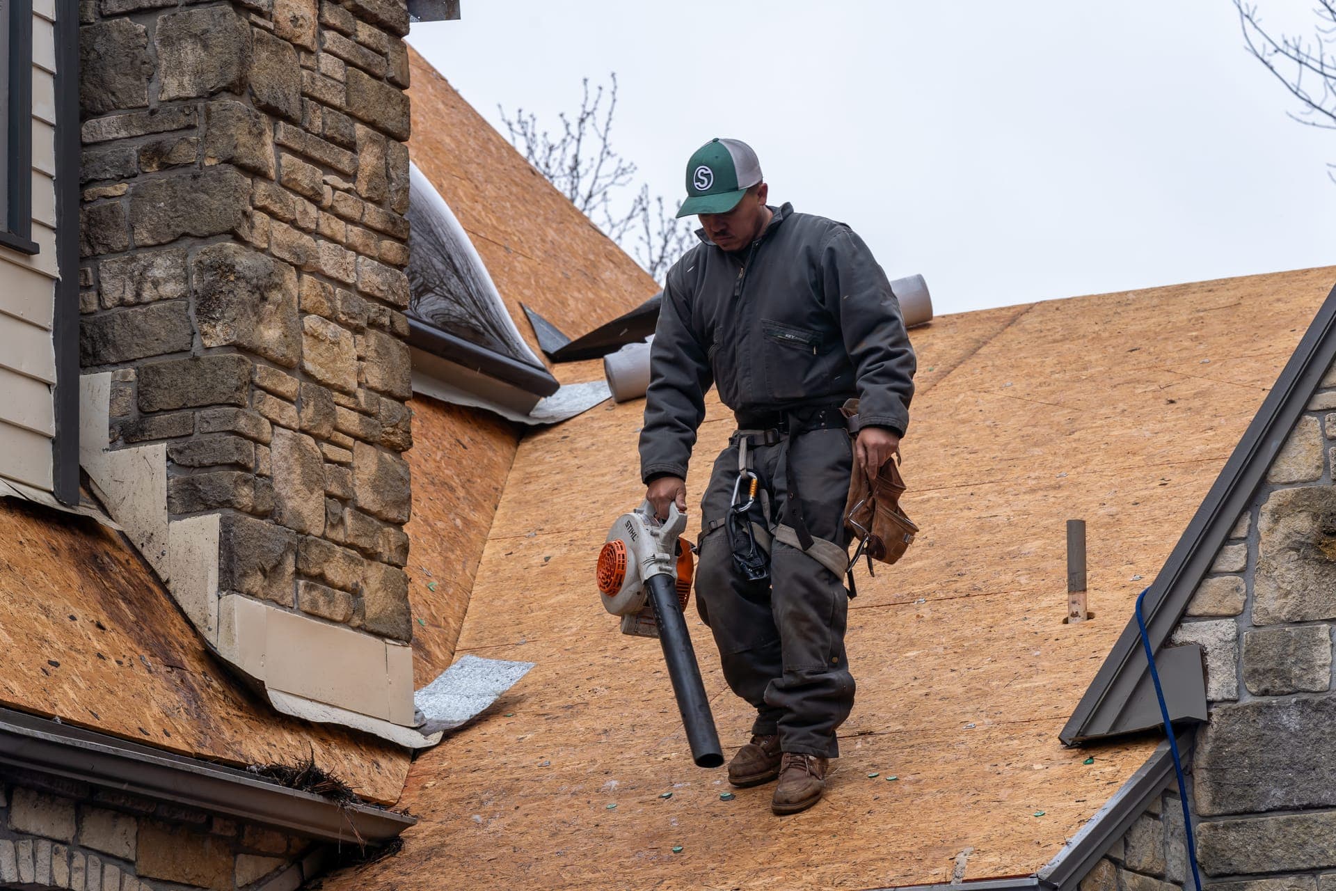 Midtown Tulsa project — roof installation