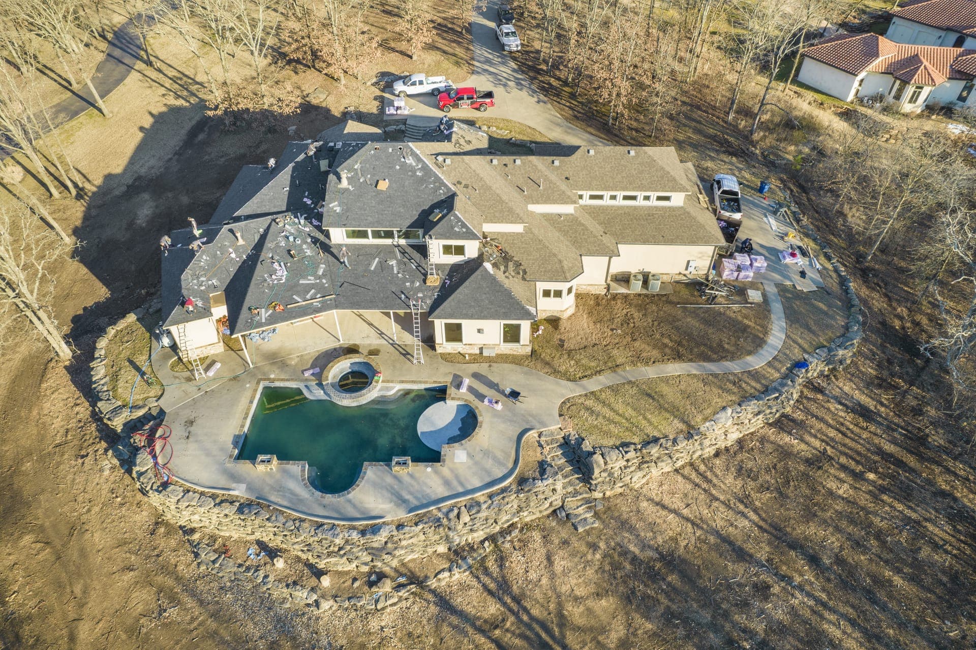 Tulsa Hills project — completed shingle roof