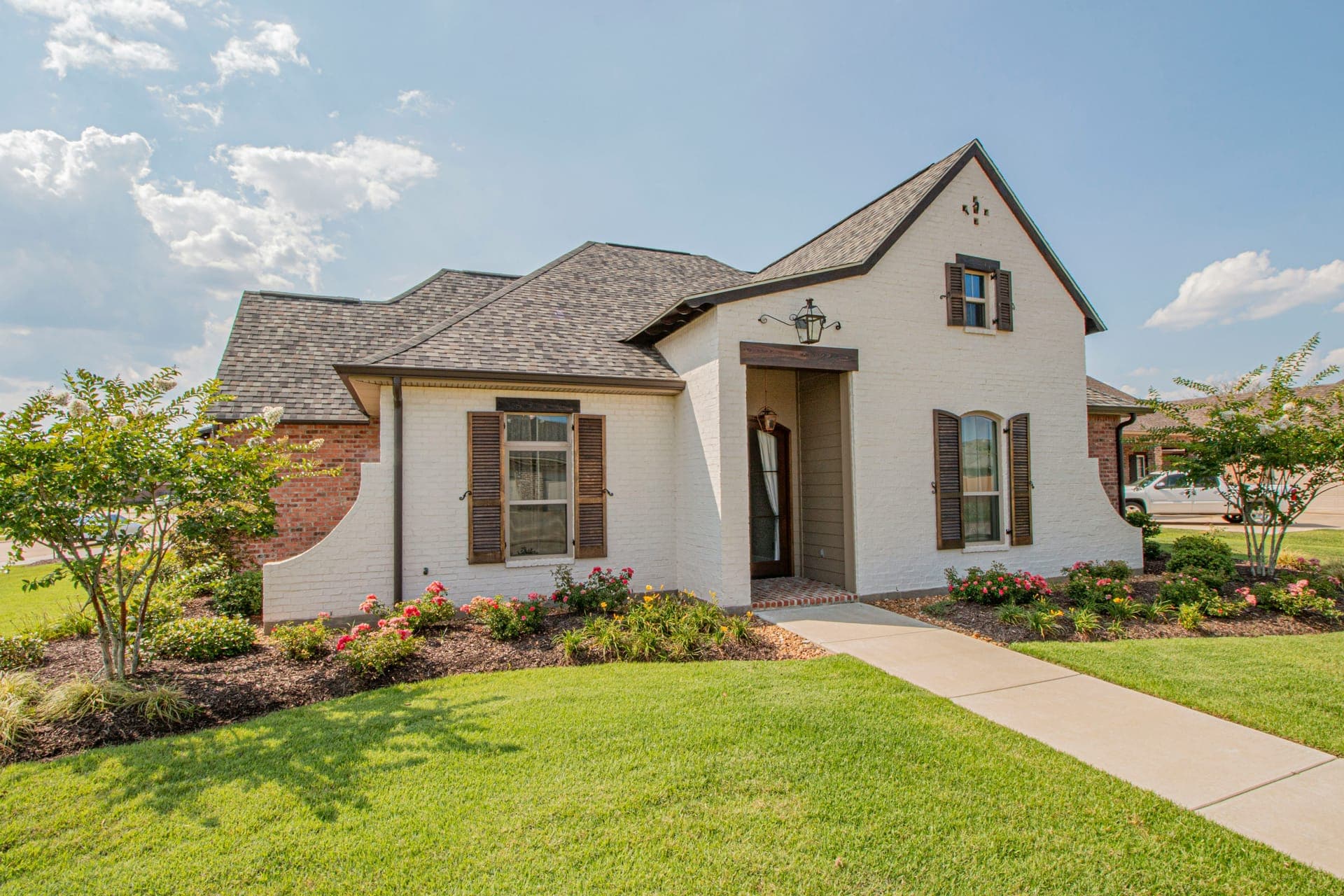 Suburban home exterior